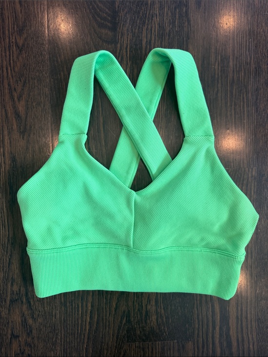 ALO Yoga Other - ALO Yoga Neon Green Cross-Back Sports Bra